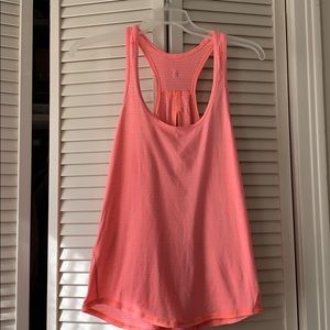 lululemon athletica tangerine sweat wicking tank
